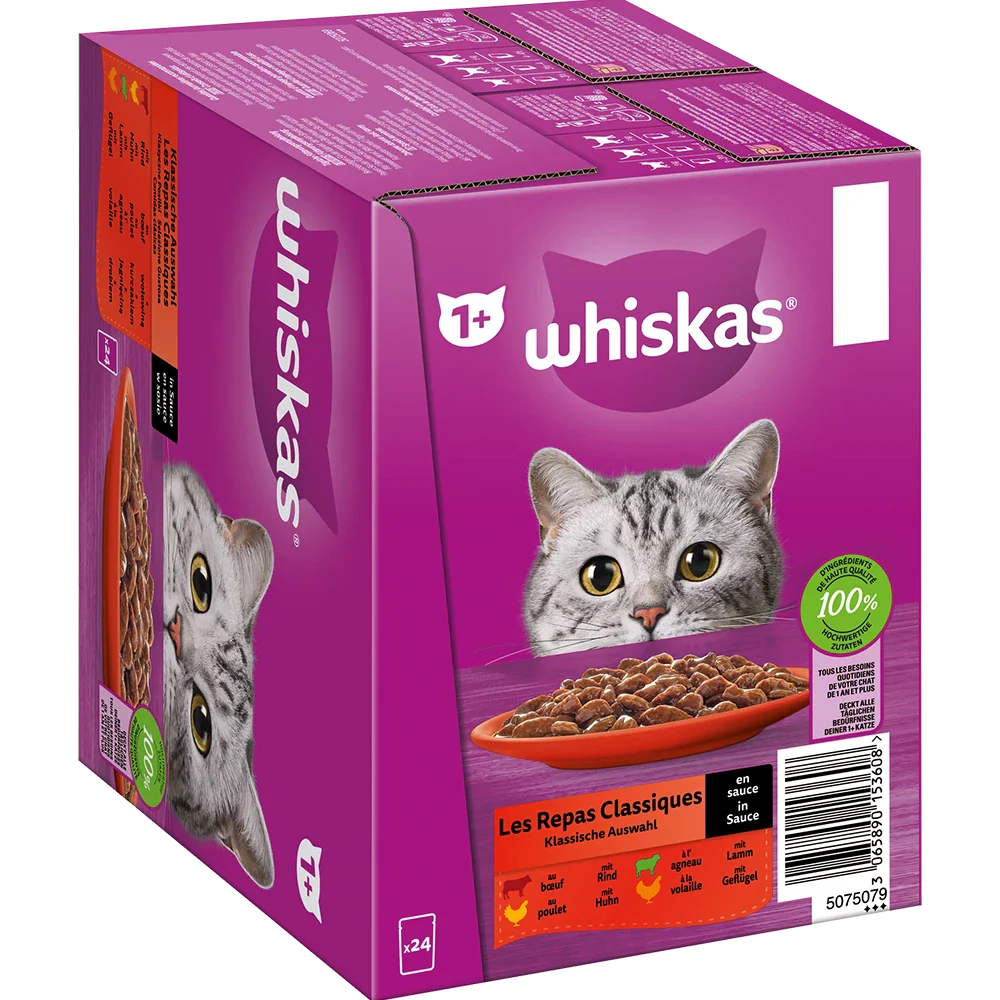 Whiskas Klassisk Urval Sås