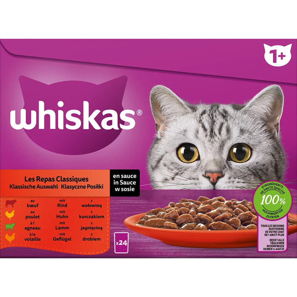 Whiskas Klassisk Urval Sås
