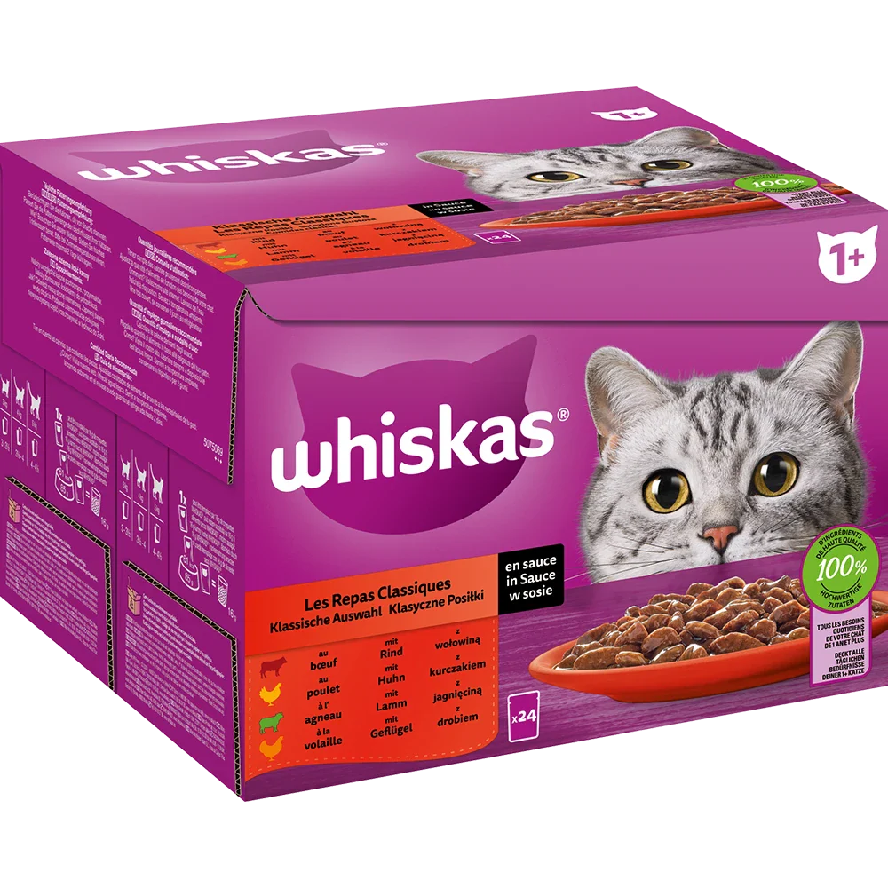 Whiskas Klassisk Urval Sås