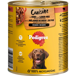 Pedigree Rind, Nudeln in Sauce
