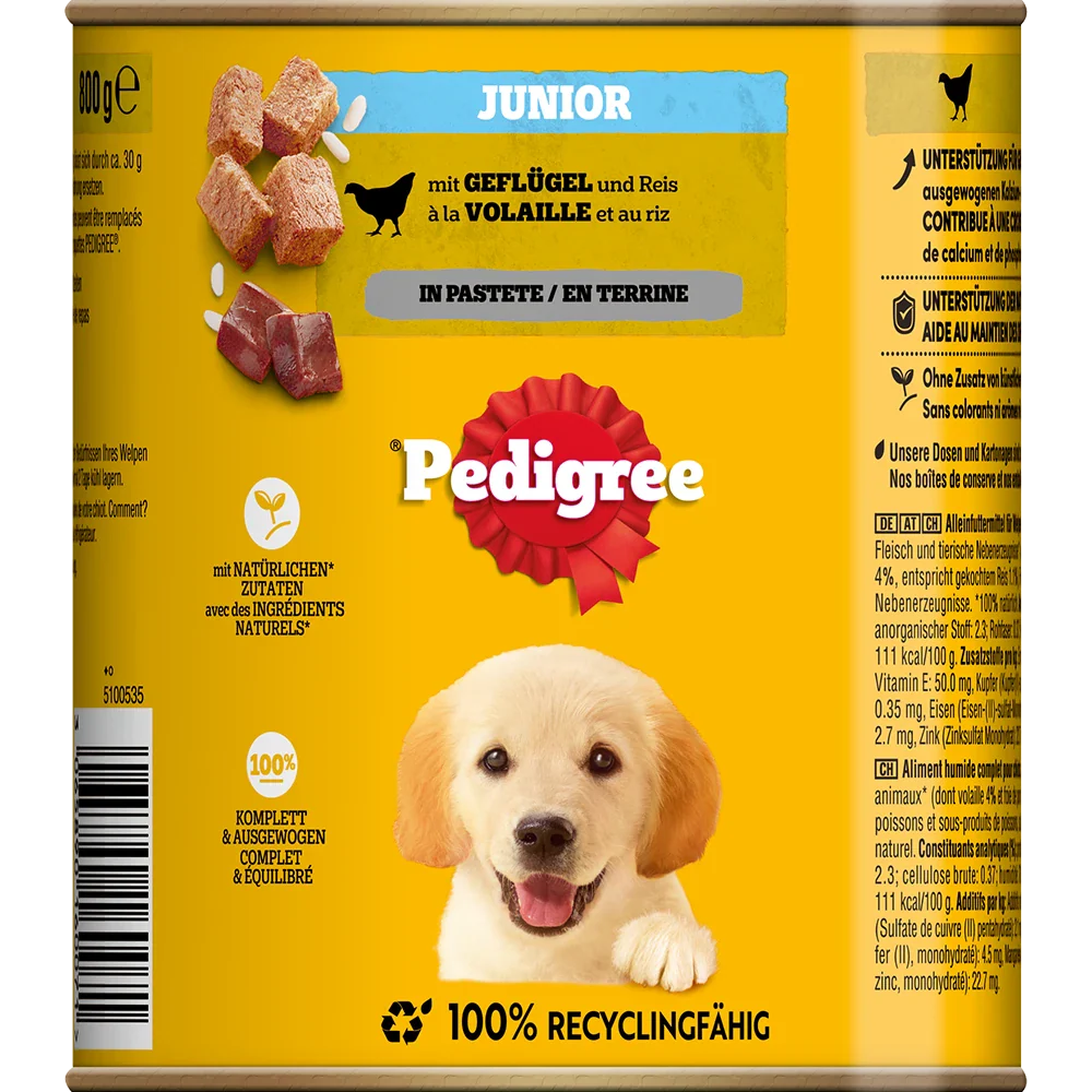Pedigree Junior Paté Fjerkræ